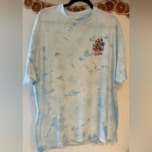 Light Blue Cloud Pattern Anti Social Social Club TShirt
